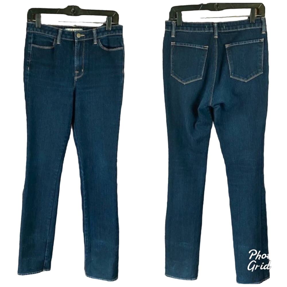 J Brand Women's Bardot Indigo Dark Wash Straight Skinny Leg Jeans Size 6